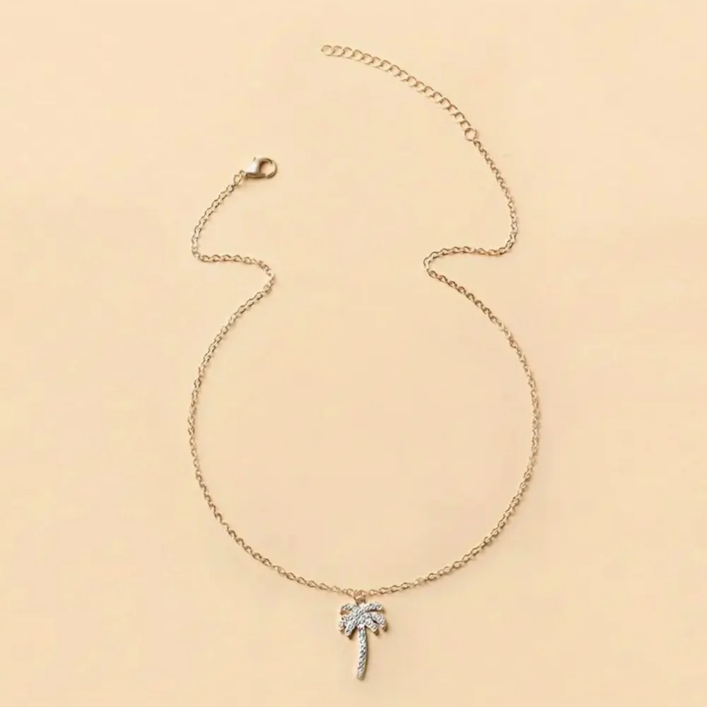 Gold Palm Tree Necklace